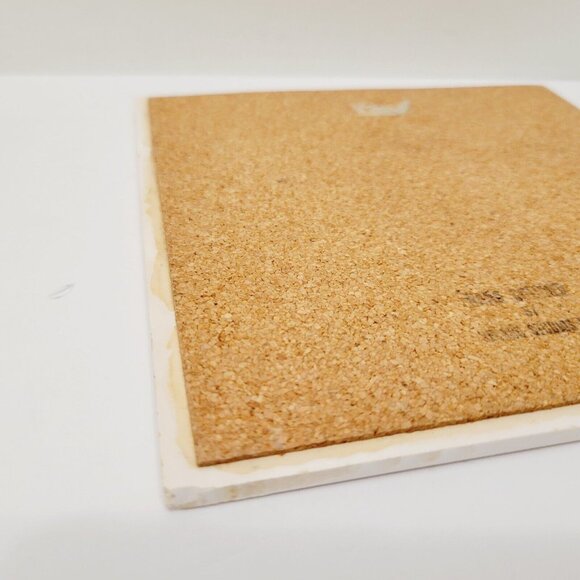 Vtg The Tale of Jemima Puddle Duck Themed Trivet Tile Duck Wolf - Picture 4 of 5